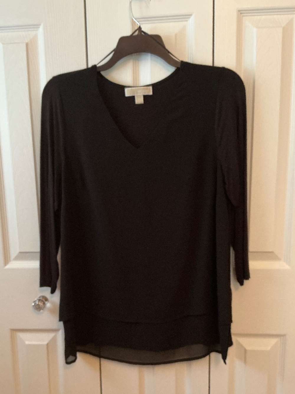 Michael Kors Women’s 3/4 Sleeve Tunic Blouse
